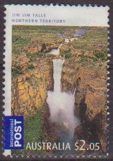 z vendido Australia 2009 Sello Jim Jim Falls Northerm Territory º 